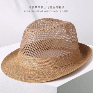 防晒帽子男新款夏季透气男士中老年遮阳帽休闲钓鱼帽跨境批发