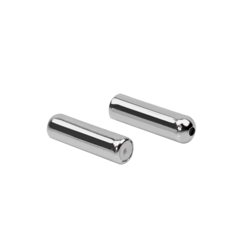 Brooch, steel tubular collar