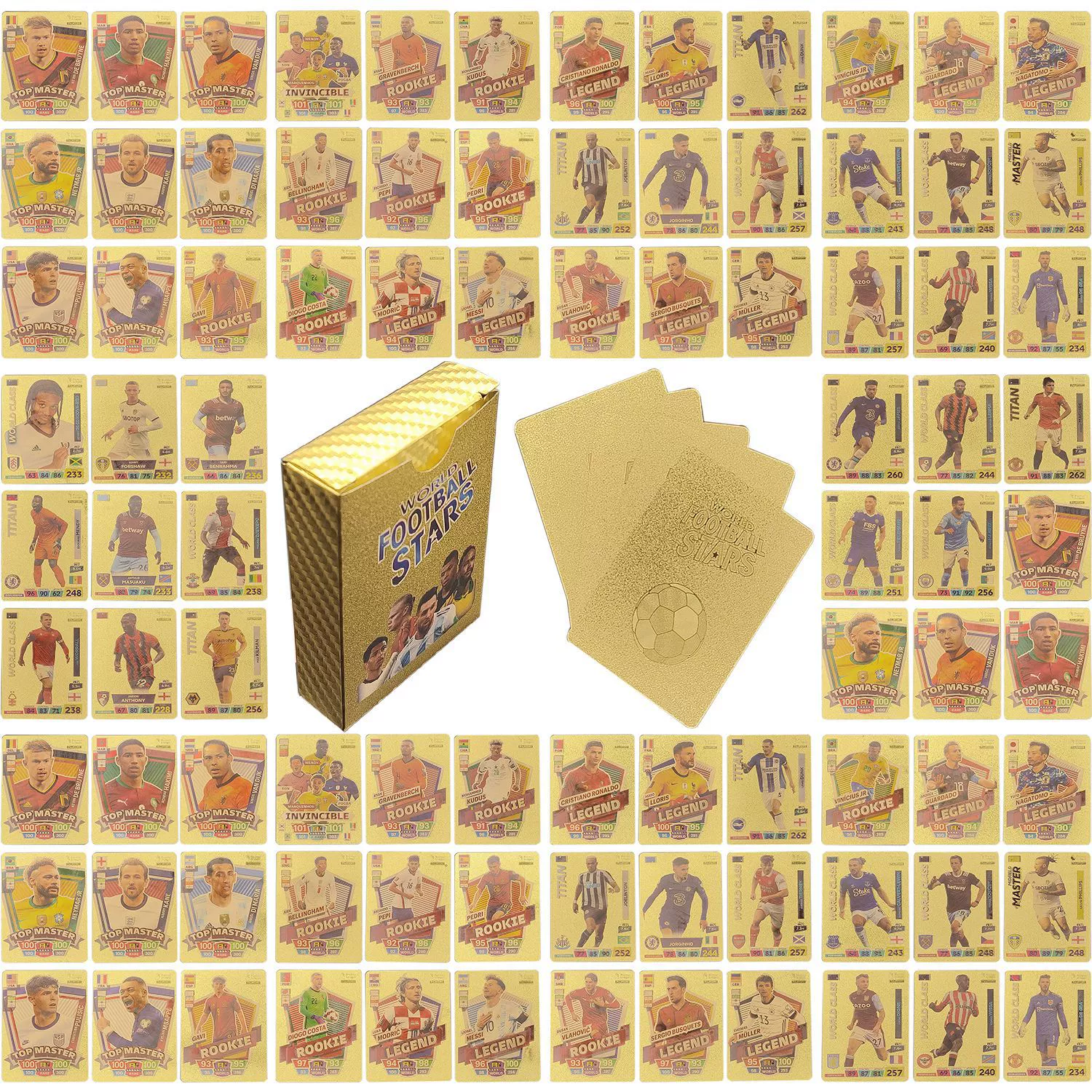 Оптовые футбольные карточки звезд от производителя: звезды мирового футбола, Кубок мира, Европейский кубок, звездные соревнования