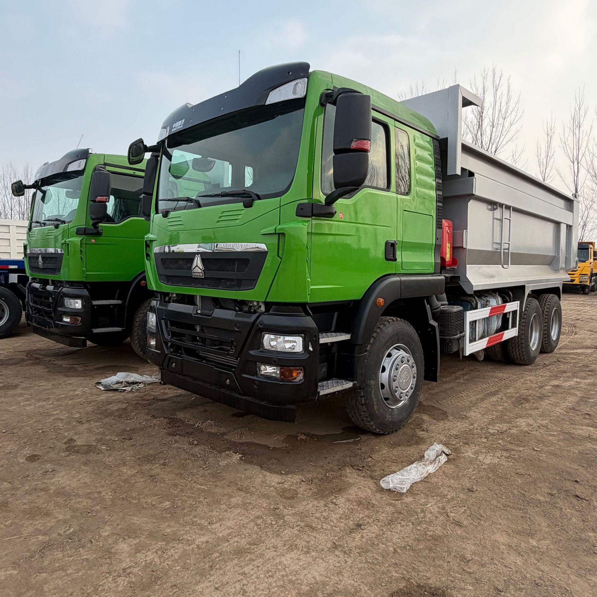 Howo 440 Horsepower Howo Shandeka Tx Rear Eight-Wheel 6X4 Engineering Dump Truck Construction Waste Rear-Dump Dump Truck