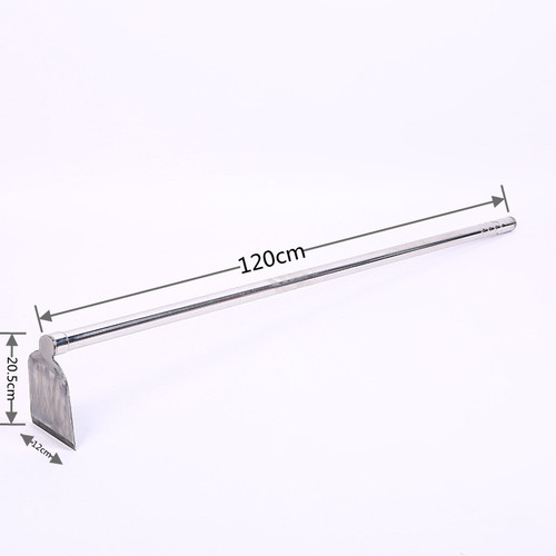 Stainless steel farm tools, hoe, gardening, flower hoe, agricultural weeding rake, outdoor vegetable planting, bamboo shoot digging, all-steel garden tools