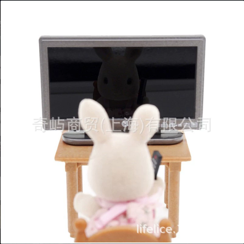Doll house, mini model, minifigure, TV, remote control, scale 1:12, handmade