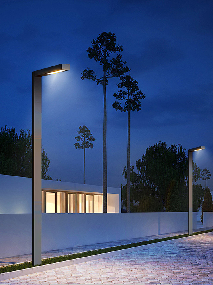 LED户外庭院灯现代简约照明景观灯公园景区别墅3米3.5米高杆路灯