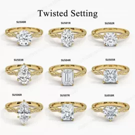 戒指;宝石手饰;莫桑钻