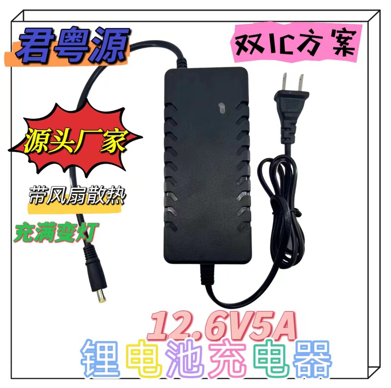 12.6V5A リチウム電池充電器 18650|undefined