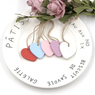 10��/�� 4CM��ɫ���Ē�� ��ɫľ������С��� DIY���˹��b�