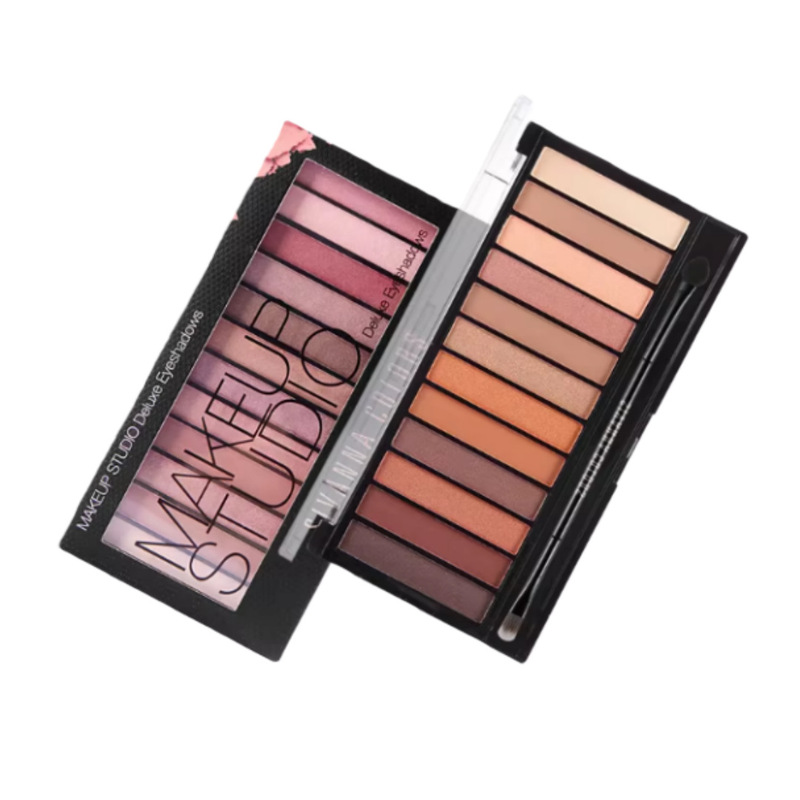 Thailand's Sivanna 12-Color Eyeshadow Palette, Earth-Toned Matte, Affordable for Beginners, Eyeliner, Glitter, and Pearlescent Palette Thailand's Sivanna 12-Color Eyeshadow Palette, Earth-Toned Matte, Affordable for Beginners, Eyeliner, Glitter, and Pearlescent Palette