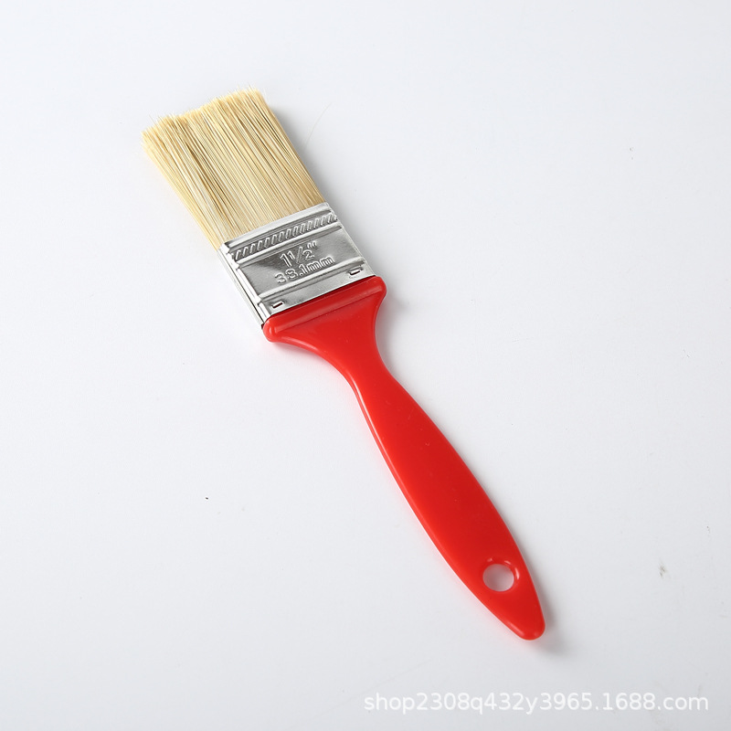 0.5 1 pulgada cepillo de pintura cepillo de limpieza cepillo de cepillo pequeño cepillo de cepillo de pegamento de recubrimiento mango de plástico cepillo de cepillo personalizado