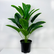 仿真植物 18头旅人蕉盆景假绿植室内客厅大龟背盆栽家居装饰摆件