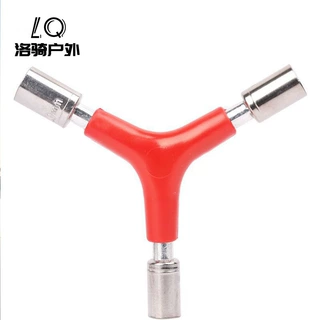 自行车维修修车组合 扳手三叉外六角工具 Y型套筒扳手工具