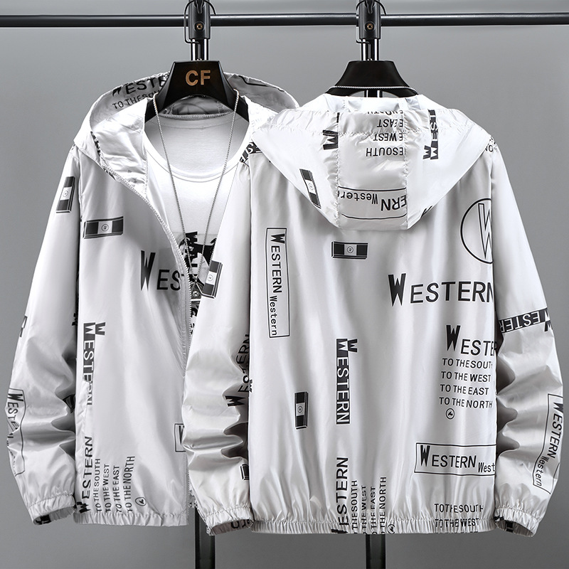 Men's Clothing summer new 2024 trend thin breathable sun protection clothes men's letter large size skin coat jacket men_voghion.com