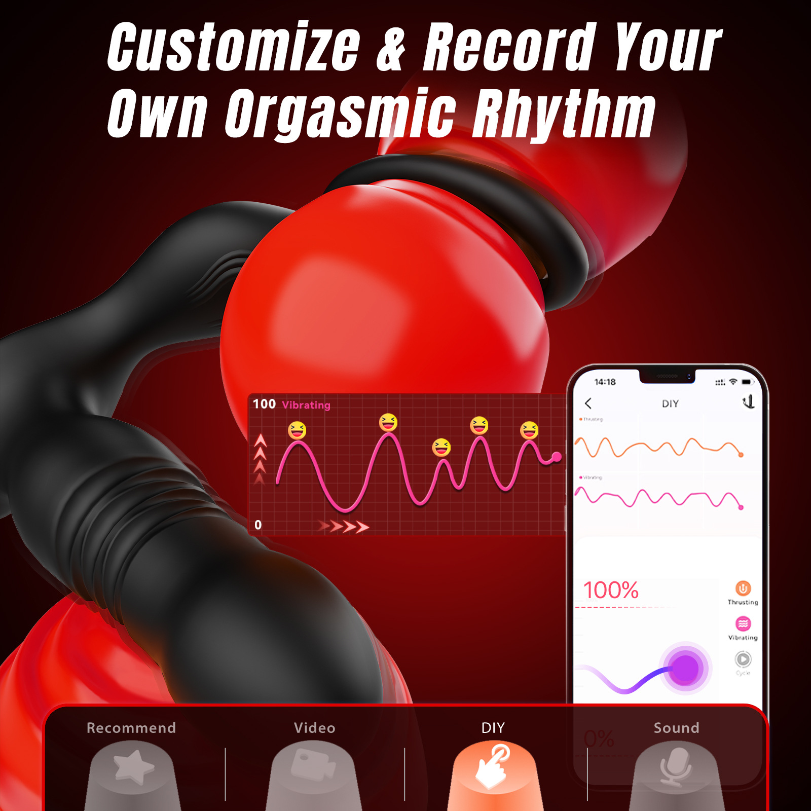 Prostatamassagegerät für Männer, Analschutz, vibrierender Masturbator, Sexspielzeug, einziehbarer Analplug für den Hinterhof für Frauen_voghion.com