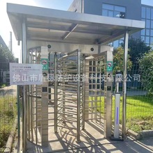 智能自动单向通道门不锈钢双门全高闸机监狱小区防尾随旋转滚匝机