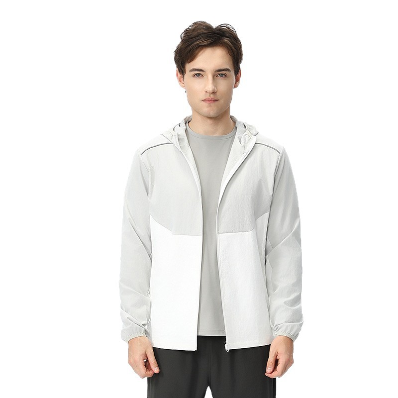 Otoño Lulu correr al aire libre chaqueta ligera y transpirable chaqueta delgada impermeable vestir chaqueta protectora solar chaqueta deportiva