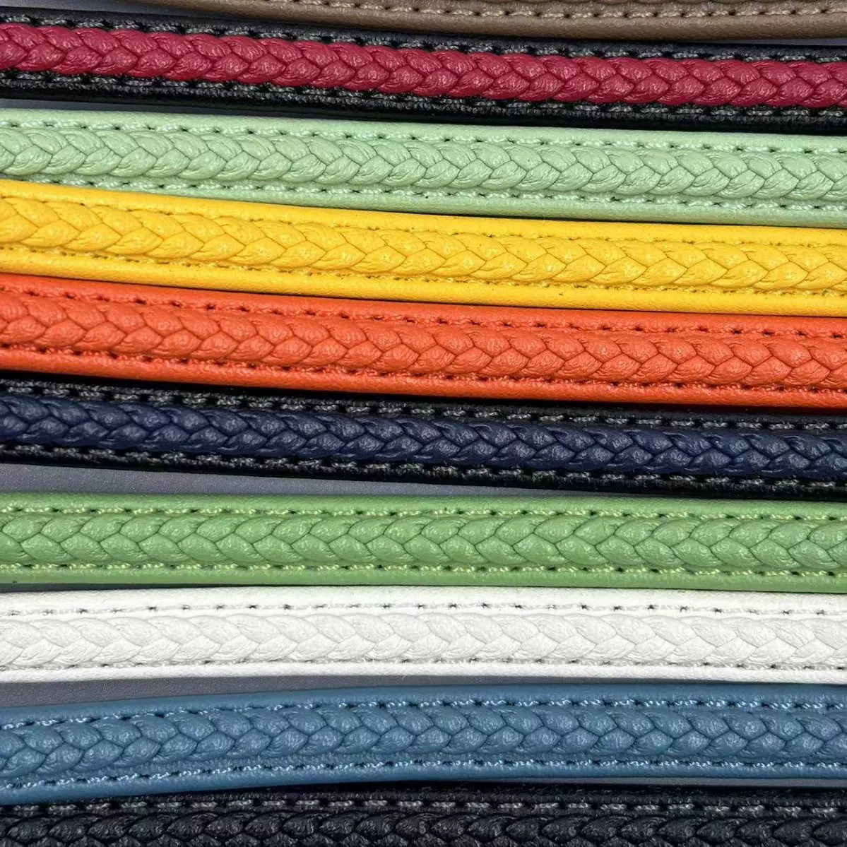 工厂直销8mm组合皮绳 钥匙扣 皮饰品 DIY皮绳 出货快