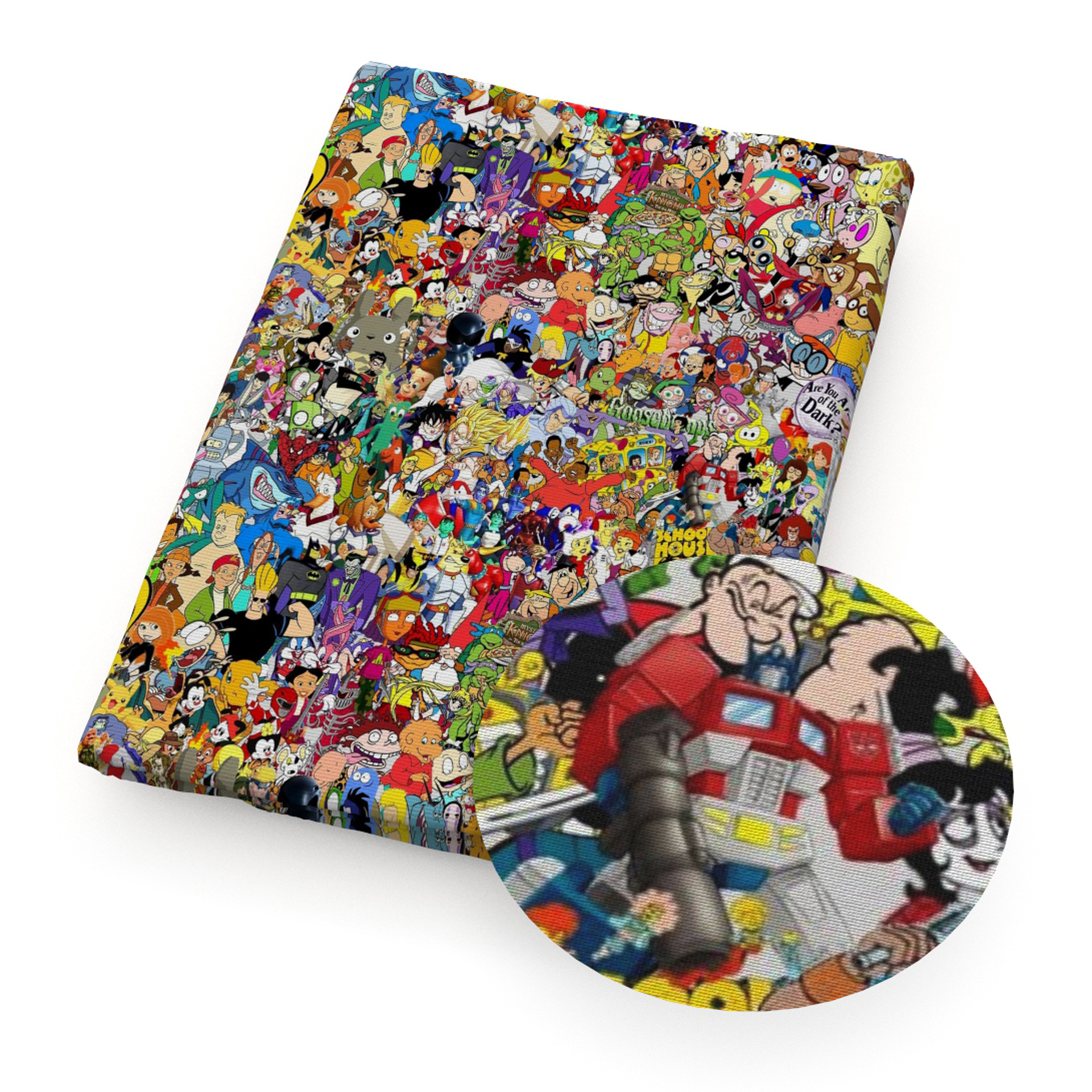 Perro Snoopy impresión de dibujos animados 100% tela de algodón DIY ropa hecha a mano bolsa, 1Yc55667