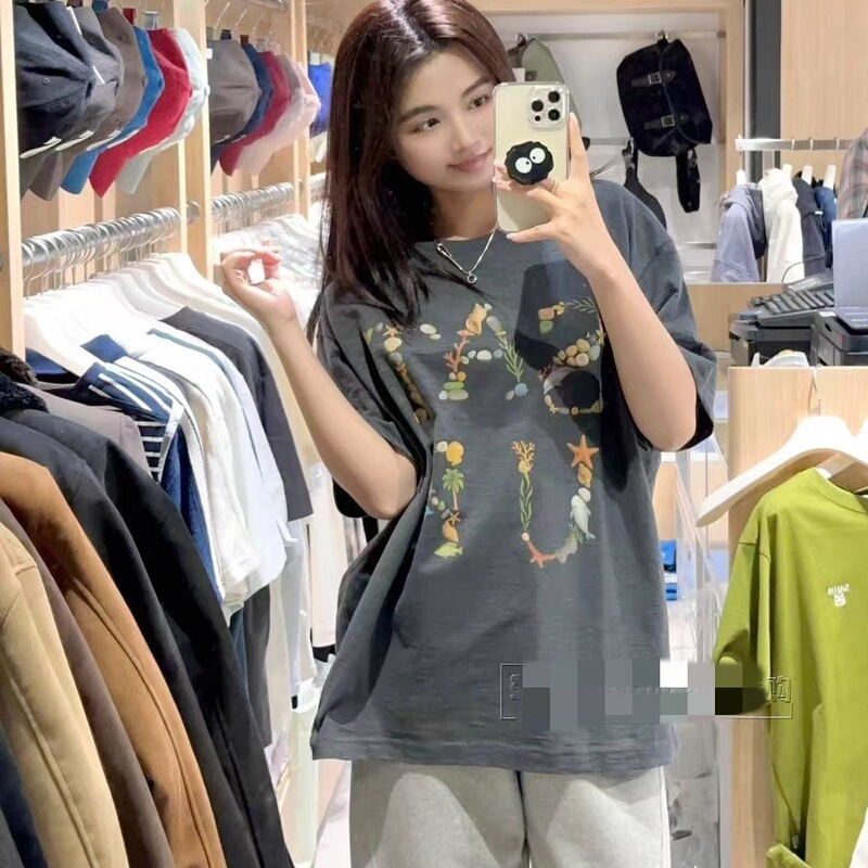 Letter print casual versatile fashion for trendy women, TSATUR Korean style cross-border original design by Korean designers