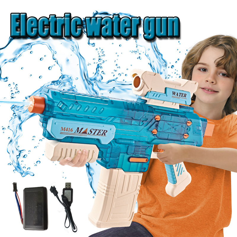 Pistola de Agua Eléctrica Automática de Plástico Rociador Eléctrico para Jóvenes