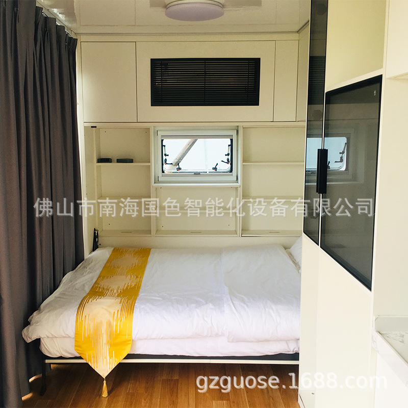 Área escénica al aire libre Red móvil Apple Cabin Road Cuartel B & B Tienda de contenedores Estructura de acero Fabricante de habitaciones de sol general