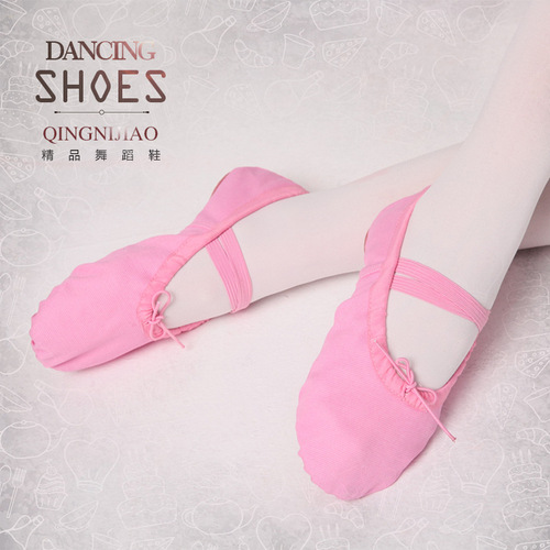 Children's Dance Shoes Soft Sole Practice Shoes Toddler Dancing Shoes Adult Cat Paw Shoes Professional Ballet Shoes for Girls Wholesale