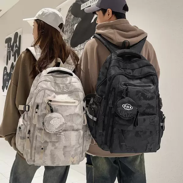 Schoolbags for Boys and Girls, Durable Backpacks for College Students, Junior High School Students, High School Students, Elementary School Students, Large-Capacity Travel Backpacks
