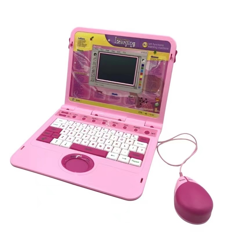 Cross-border English children's multi-function reading story machine early education computer mouse keyboard learning machine