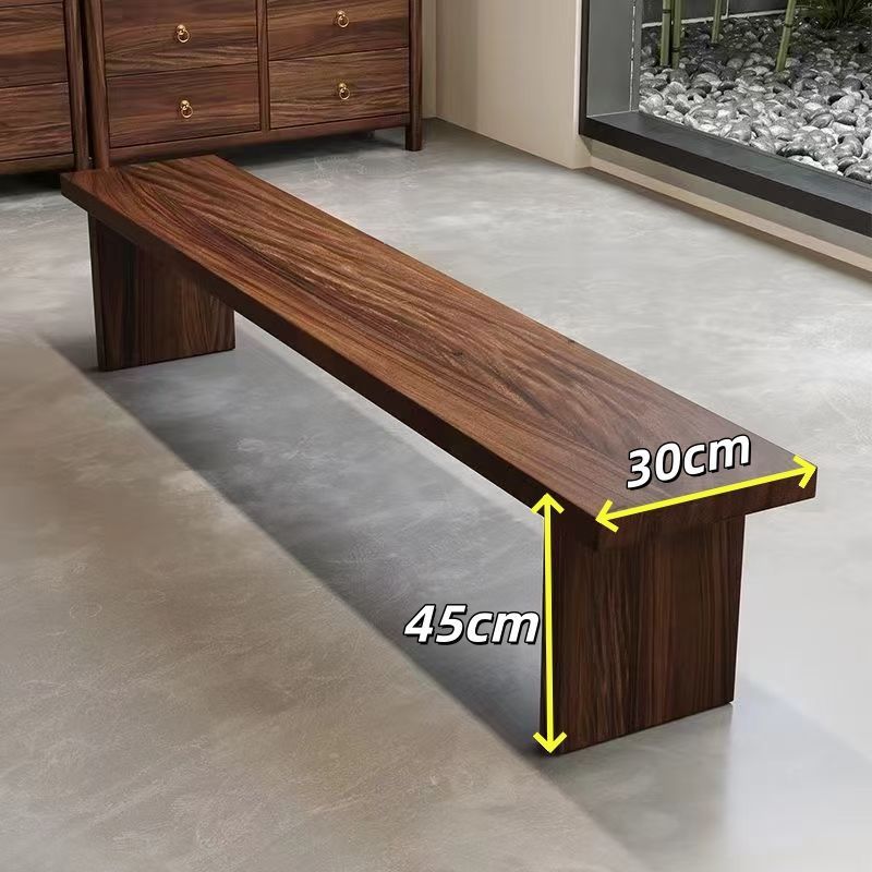 Bancos de madera sólida de alta calidad, taburetes de cambio de zapatos, taburetes de comedor caseros, taburetes de té, taburetes creativos simples