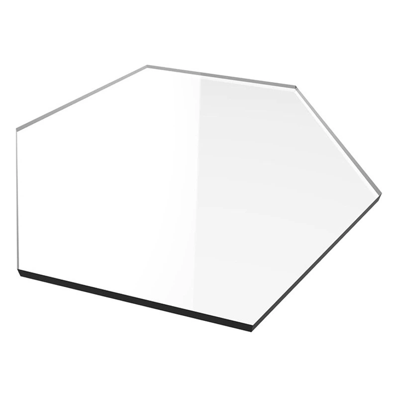 В наличии трансграничная прозрачная шестиугольная акриловая позиционная карта пустая карта места Гостевая визитная карточка Логотип Украшение DIY доска