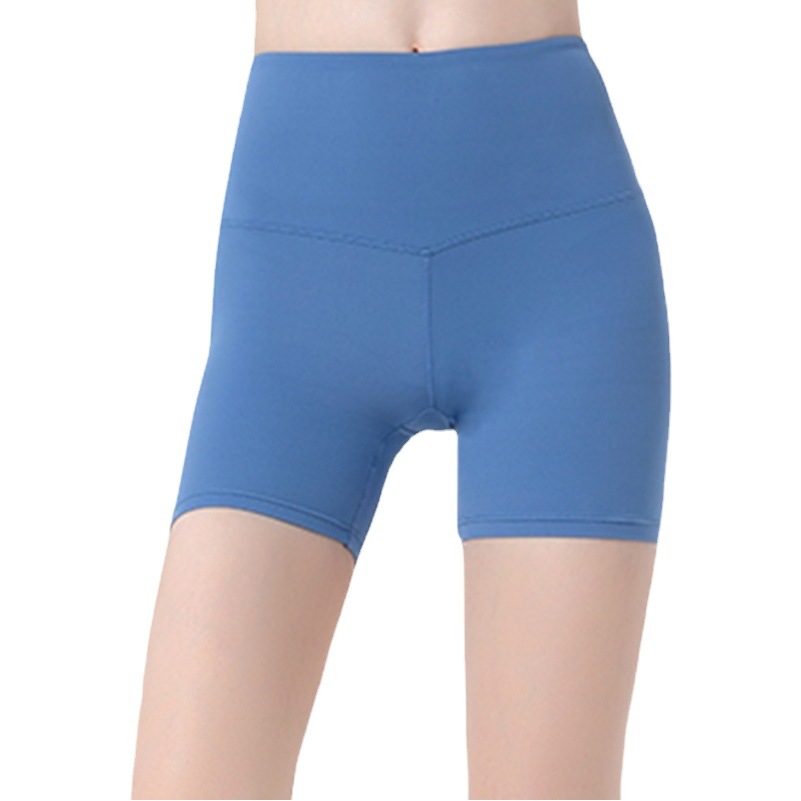 Pantalones cortos de Yoga de cintura alta de mujer Levantamiento de cadera apretado melocotón pantalones de fitness primavera y verano entrenamiento deportivo correr secado rápido tres pantalones
