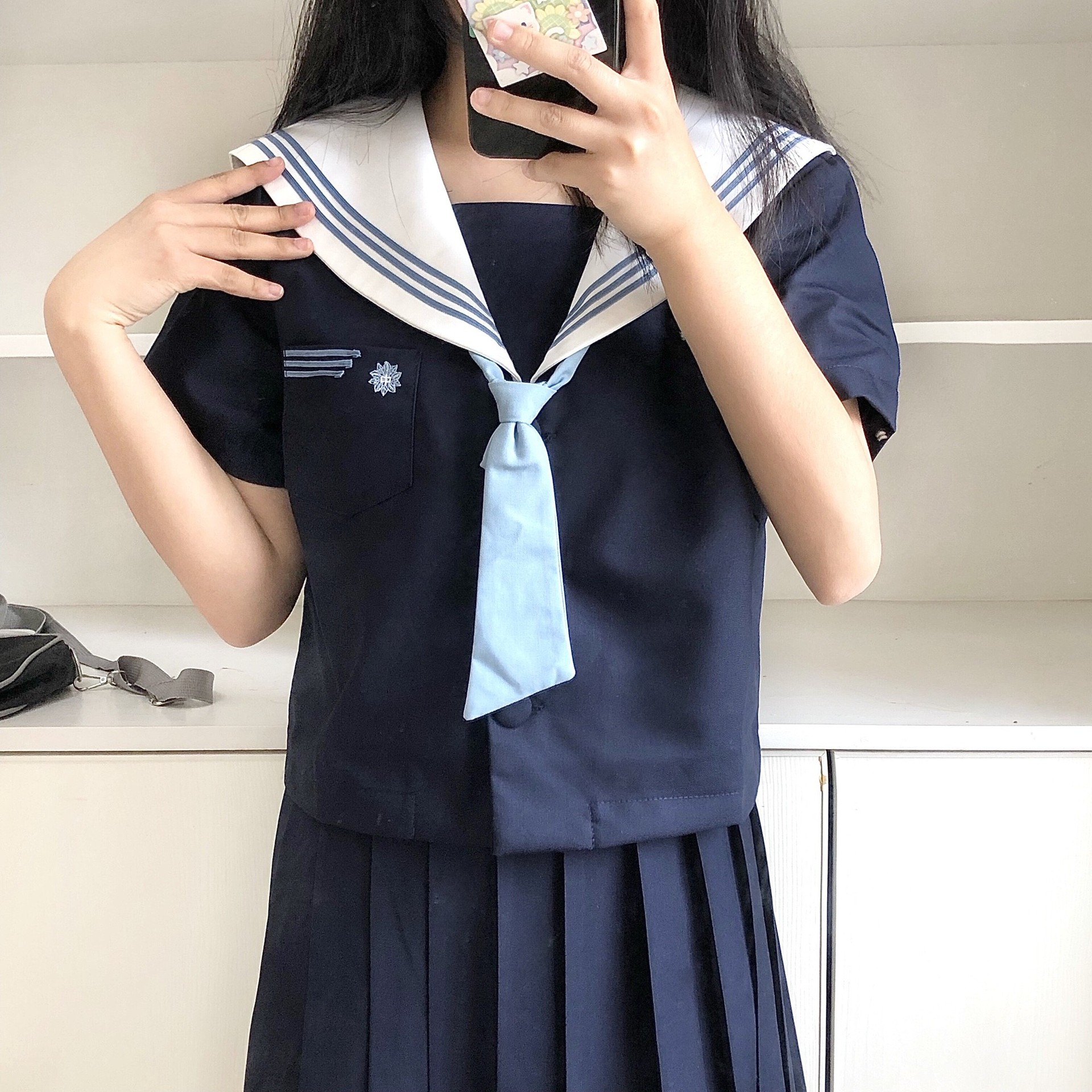 厂家批发日系中间服JK制服裙正版夏季女生学院风水手服班服套装