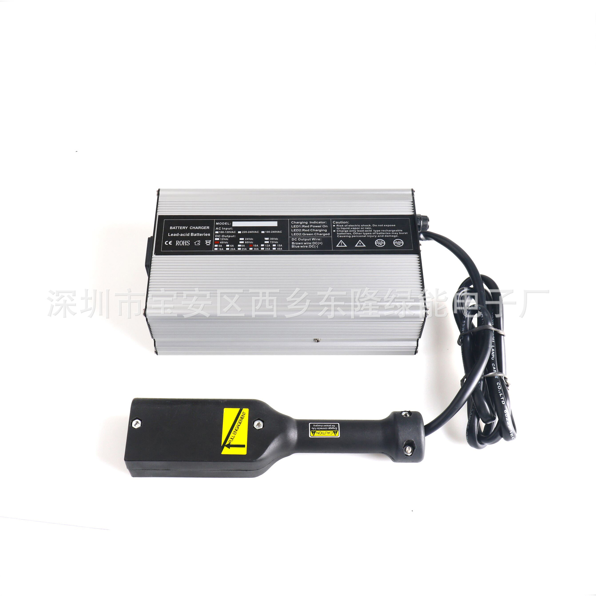 powerwise平角36V12A高尔夫球车EZGO美规110V铅酸充电器