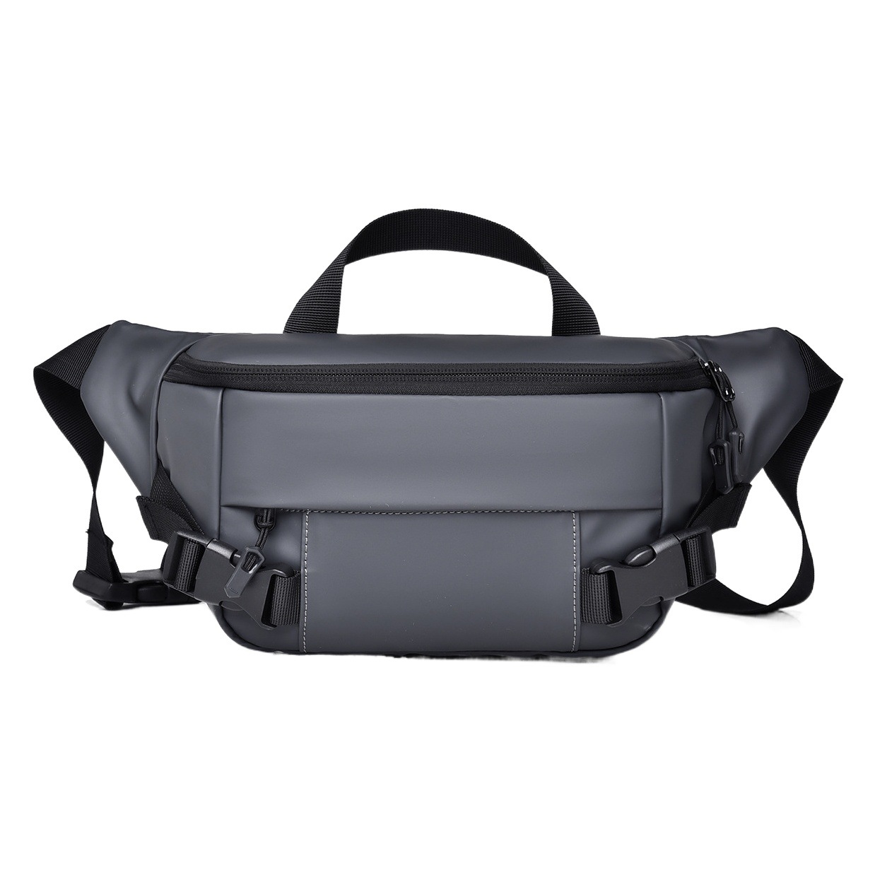 Cross-Border Men's Functional Waist Bag, Multi-Functional Korean Style Small Shoulder Bag, Trendy and Personalized Men's Bag, Outdoor Sports Shoulder Bag