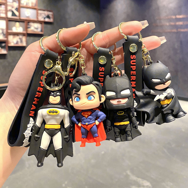 New Marvel Keychain Pendant Doll Superhero Schoolbag Small Pendant Revenge Alliance Spider-Man Keychain