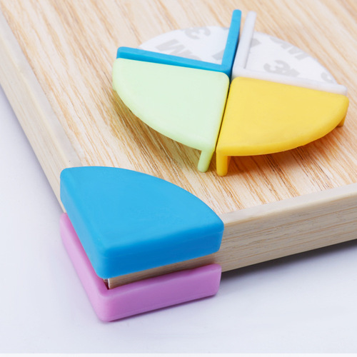 Thickened table corner anti-collision corner glass coffee table corner protective cover children's anti-collision table silicone corner protective cover