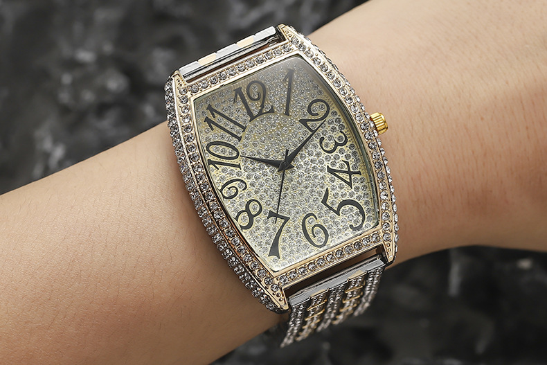 Sparkly Pattern All Seasons Season Women's Gender Glam Style Glam Sparkly Jewelry Buckle Quartz Watch Women's Watches