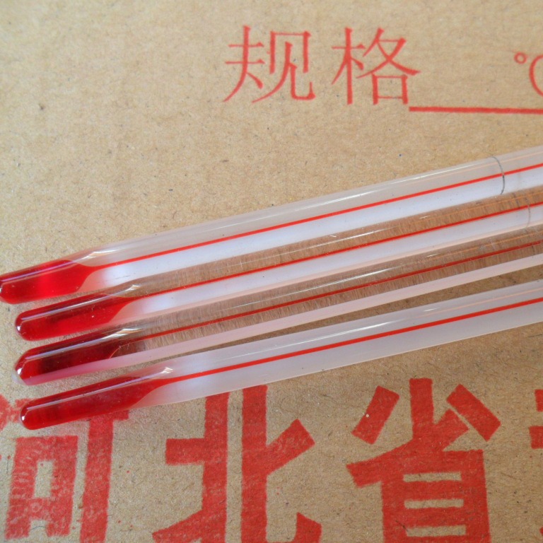 红水0-50℃100℃玻璃棒温度计150℃200℃ -30+50℃煤油刻度水温计