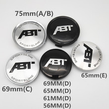 适用汽车轮毂改装盖ABT轮盖外径56mm61mm65mm69mm75mm大纵奔奥改