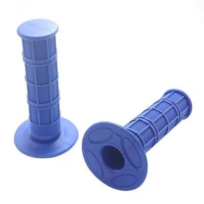 rubber silicone cover, Motorcycle Handle Cover - blue