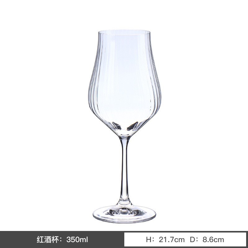 Checo puro original importación de cristal sin plomo taza de vino vino vino vino de champagne taza de cristal de alta calidad estrictamente elegido taza de cerveza comercial