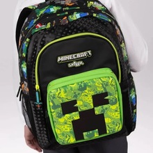 smiggle我的世界联名苦力怕书包男孩小学生少儿双肩背包开学礼物