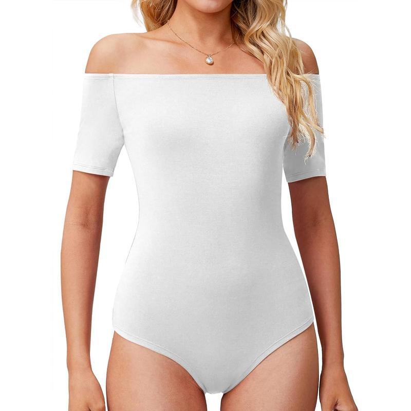 R 68566 Off-shoulder tight bodysuit