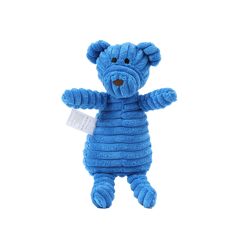 Juguete de Peluche con Sonido para Perros de Poliéster, Resistente a Mordeduras, Interactivo