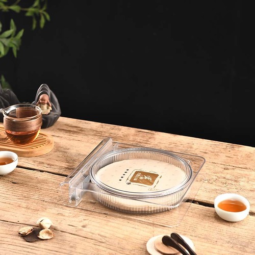透明普洱茶茶饼盒通用高档收纳盒展示架防尘防潮茶托茶饼架收纳盒