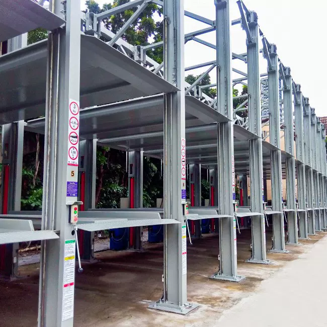 四柱三层大载重 立体停车设备 简易机械停车库厂家直销 立体车库