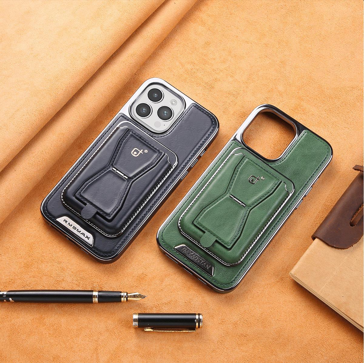 Card Holder bracket for Apple 15promax magnetic phone case for iPhone14 drop-resistant 13pm all-inclusive 12 case
