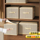 Non-woven Lock Pattern Zipper Box Storage Box Household Clothes Storage Box Wardrobe Storage Storage Box with Lid