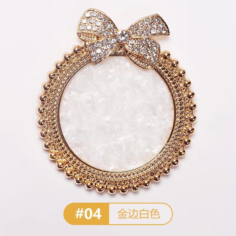 Estilo japonés en línea celebridad uñas diamante arco pantalla color placa retro pantalla marco mano modelo tiro trabajo soporte de exhibición