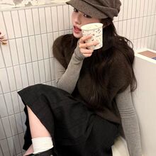 感毛衣针织两件套女秋冬2026新款韩系千金小香风穿搭一整套装