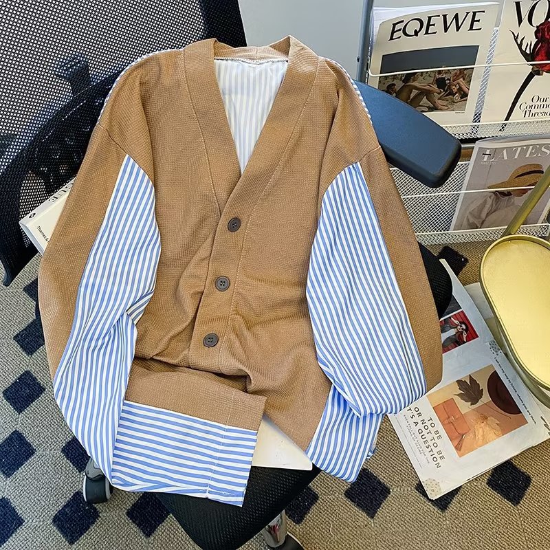 Spring blue design shirt