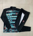 2526 Half-Zip Portugal Black Green Ink Splatter - Portugal